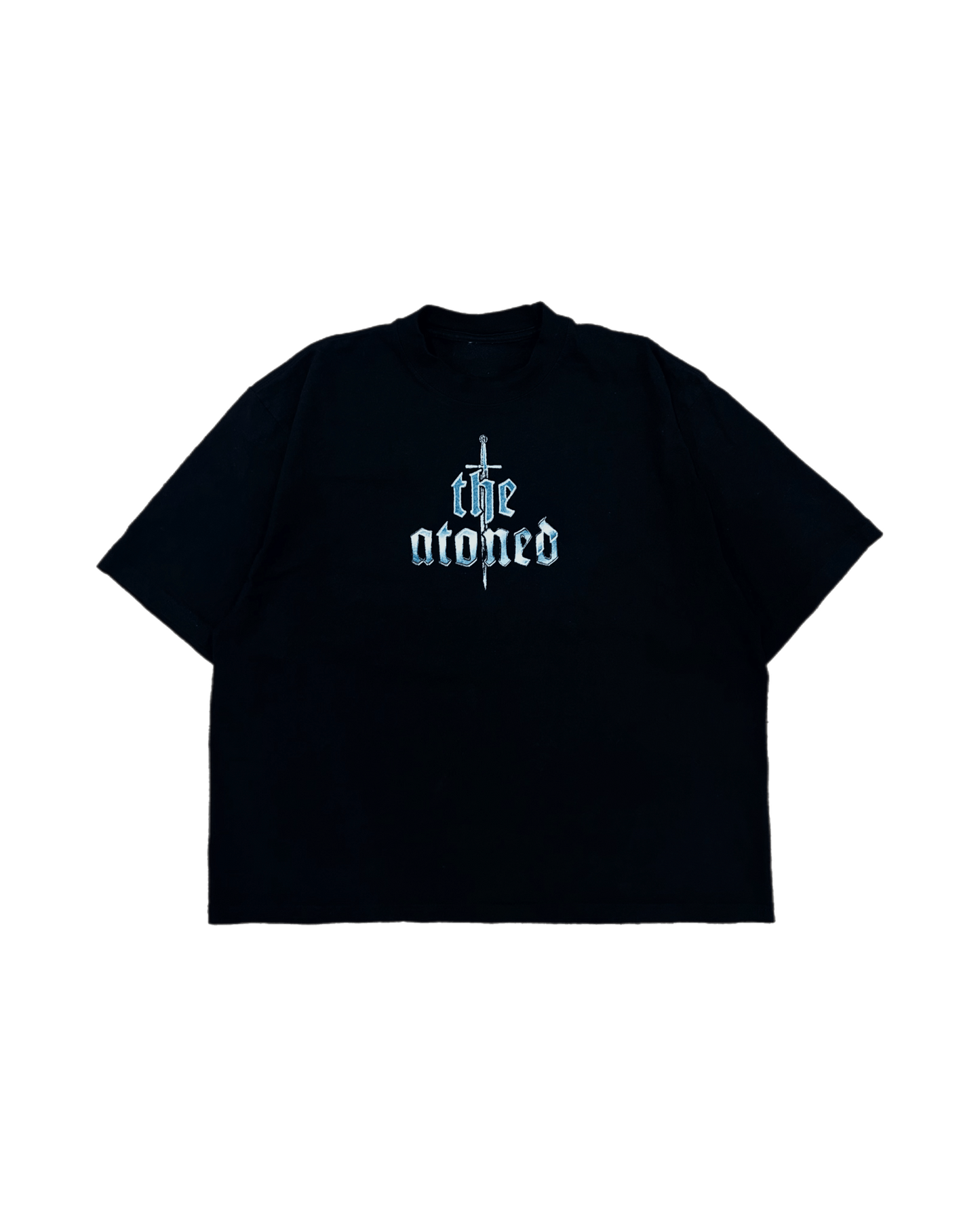 "Death Was Defeated" Drop Shoulder Tee - Black - The Atoned Co.