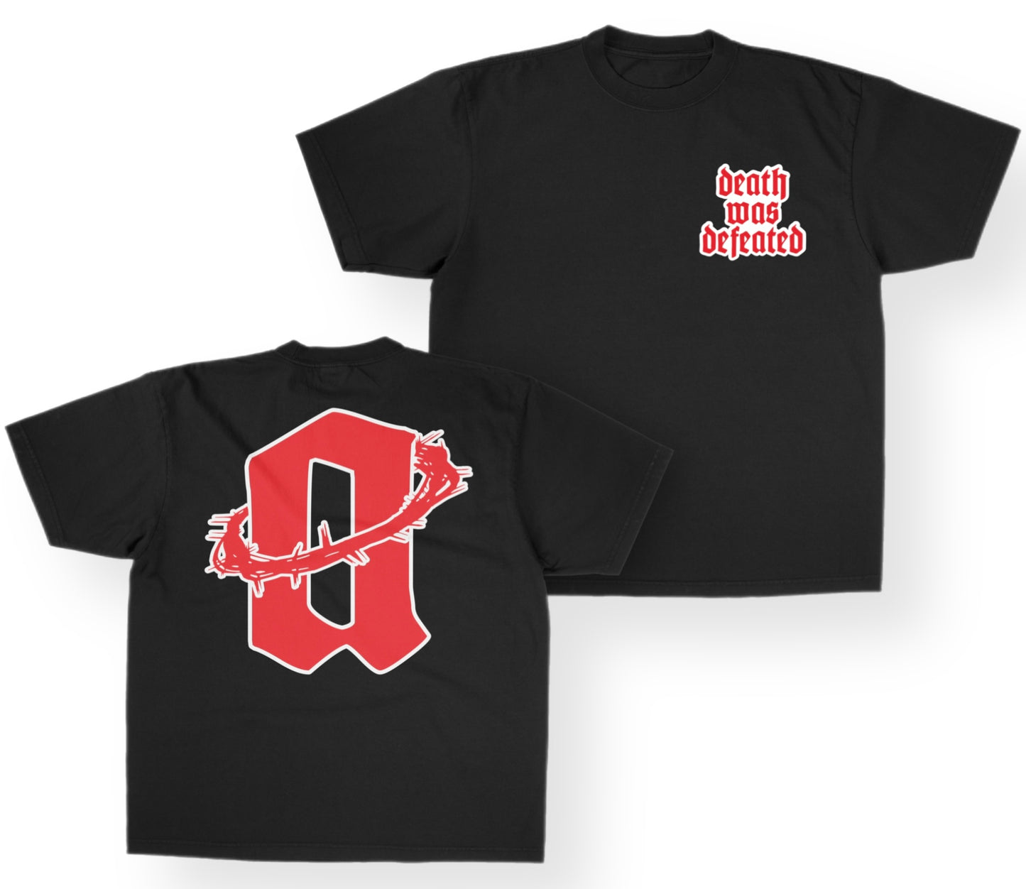 'Death Was Defeated' (Black)