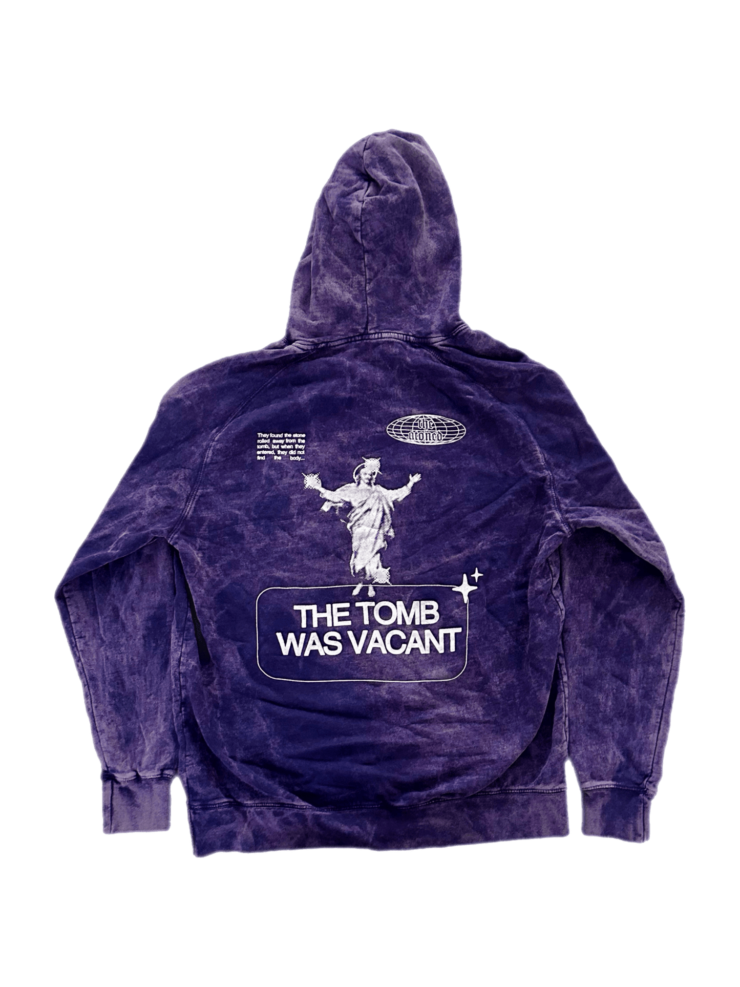 “THE TOMB WAS VACANT” - Hoodie (Royalty Purple) - The Atoned Co.