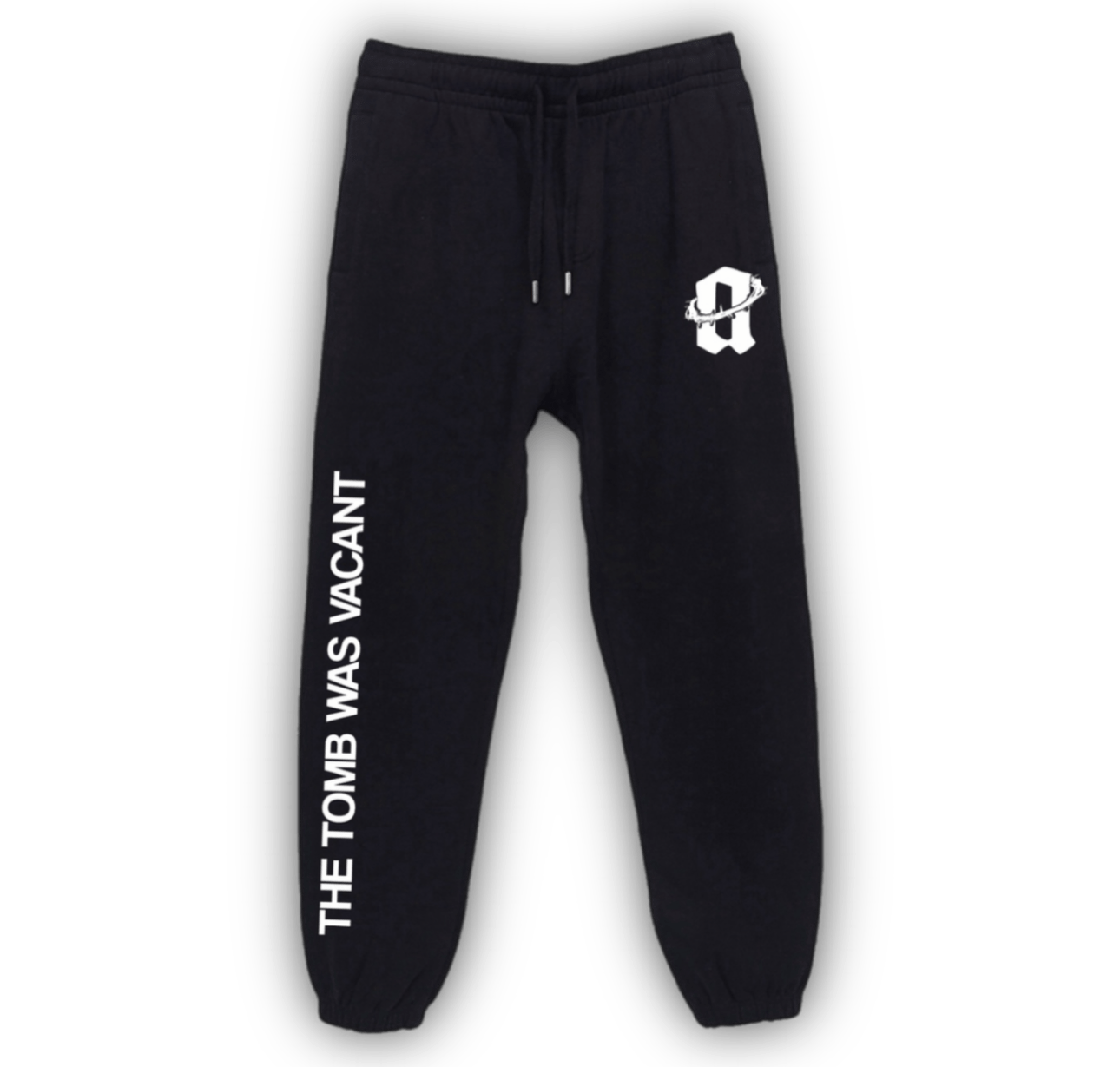 “THE TOMB WAS VACANT” - Sweatpants (Noir) - The Atoned Co.