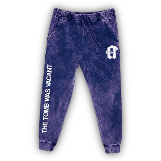 “THE TOMB WAS VACANT”- Sweatpants (Royalty Purple)