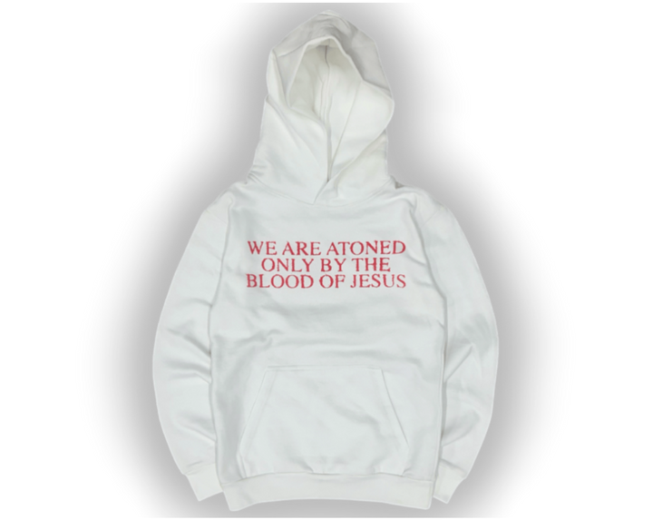 WE ARE ATONED HOODIE (WHITE)