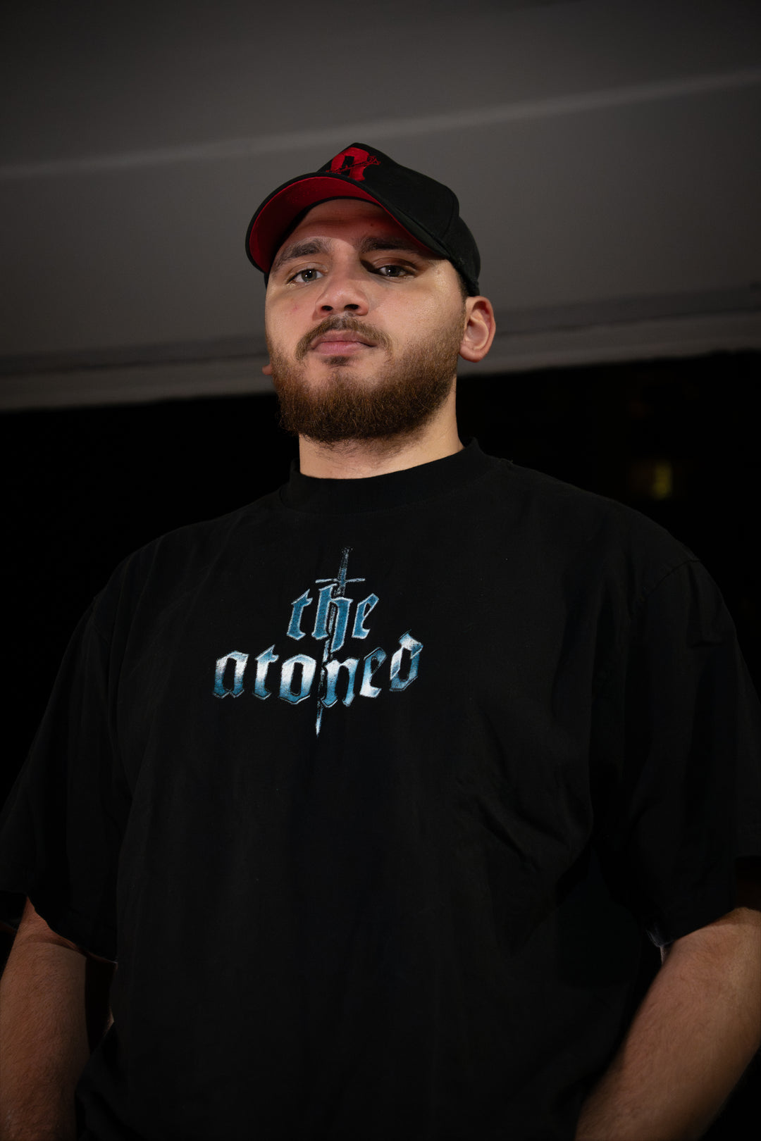 CHROME DEATH WAS DEFEATED OVERSIZED TEE (BLACK)