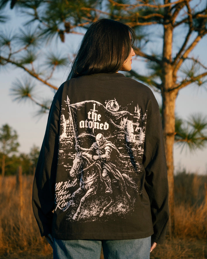 RIDE INTO VICTORY L/S (CHARCOAL)