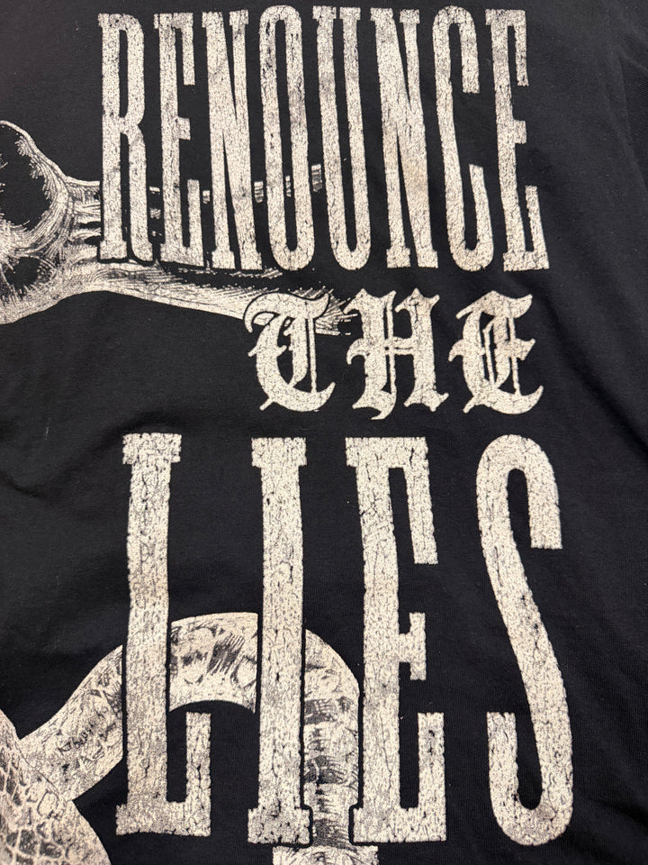 RENOUNCE THE LIES TEE - BLACK