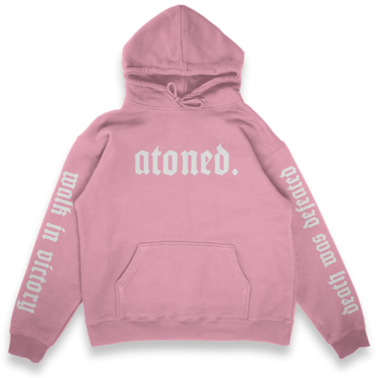 Atoned Hoodie - (Pink) - The Atoned Co.