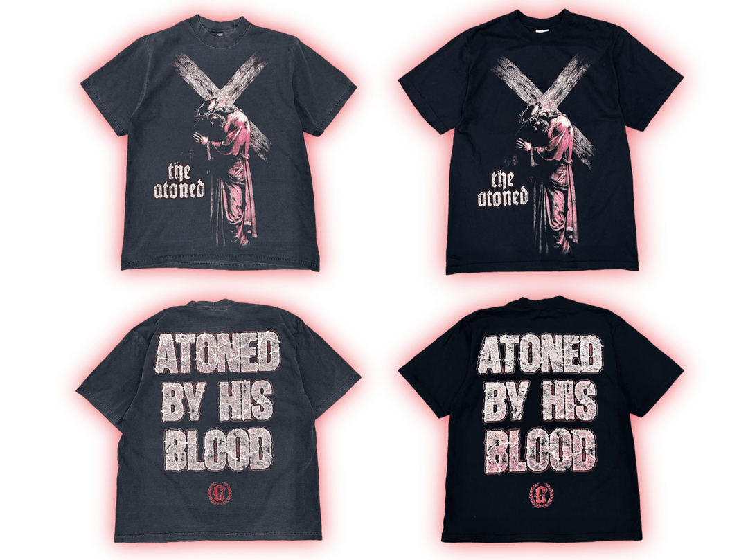 BY HIS BLOOD (VINTAGE GRAY) - The Atoned Co.