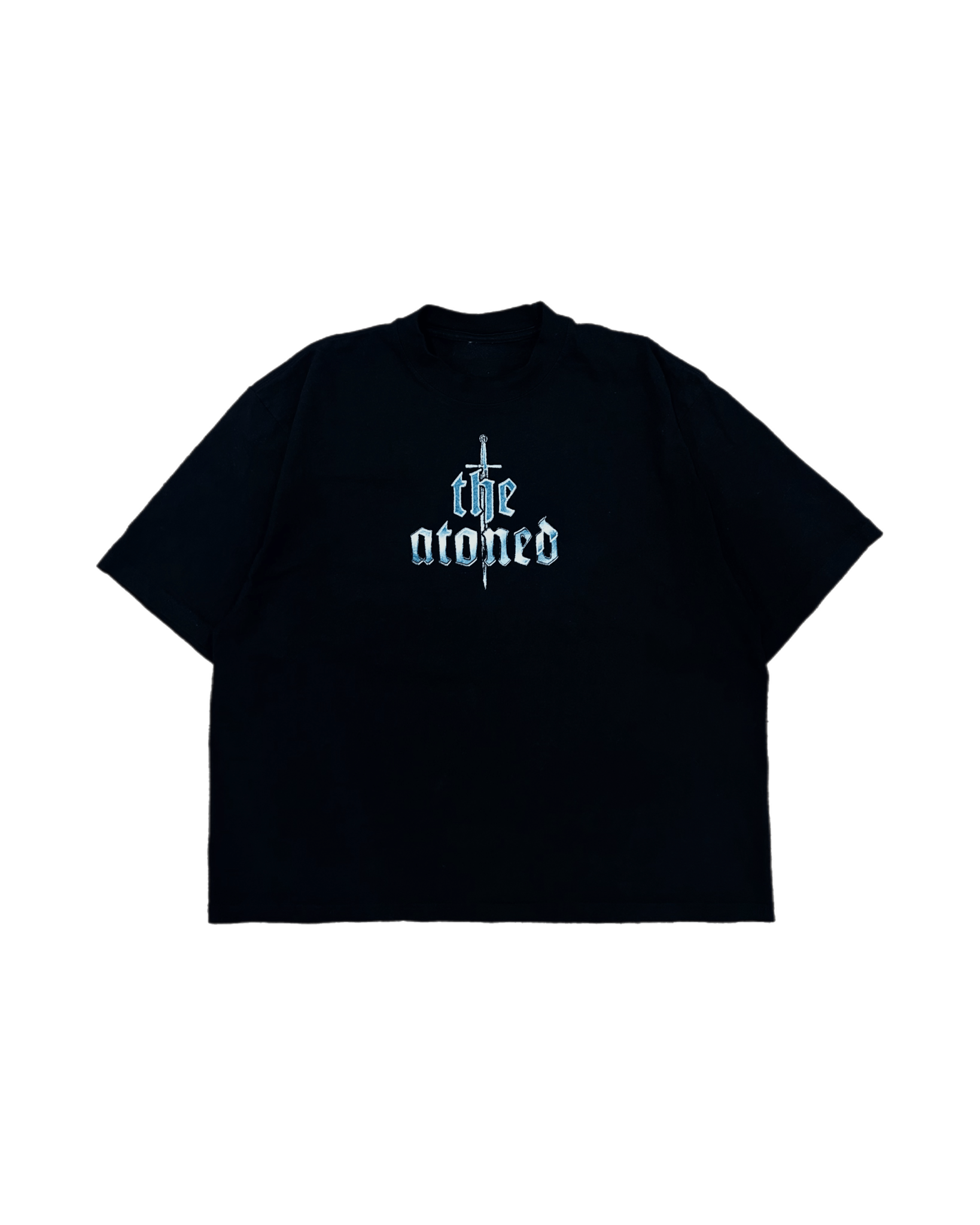 "Death Was Defeated" Drop Shoulder Tee - Black - The Atoned Co.