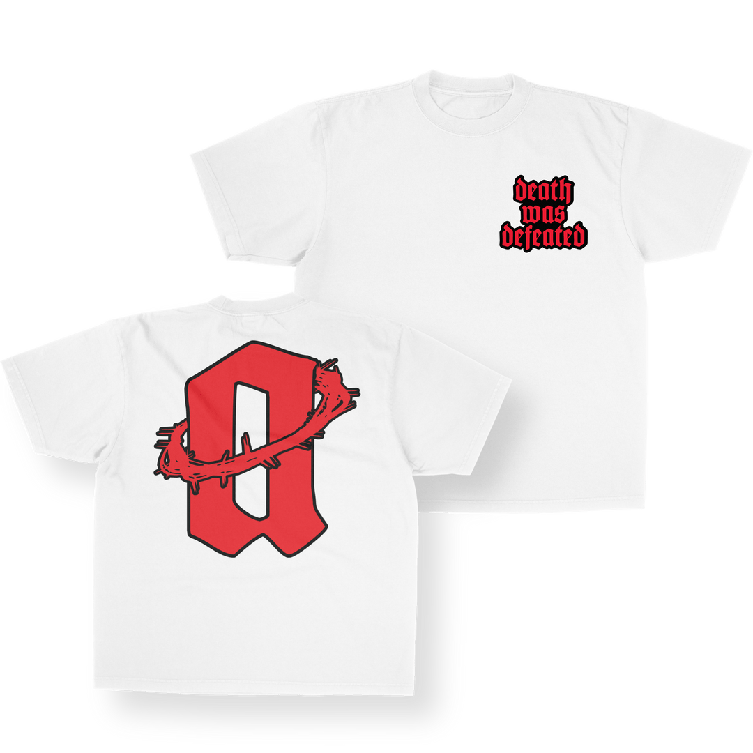 'Death Was Defeated' (White) - The Atoned Co.