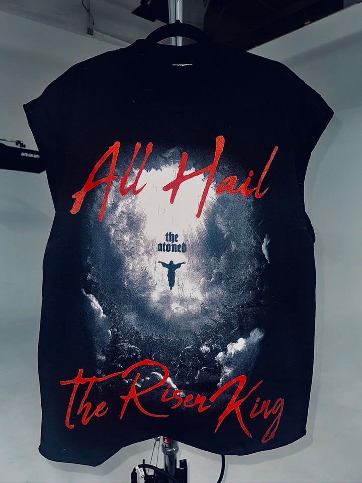 Declaration Cut Off Tee - Black - The Atoned Co.