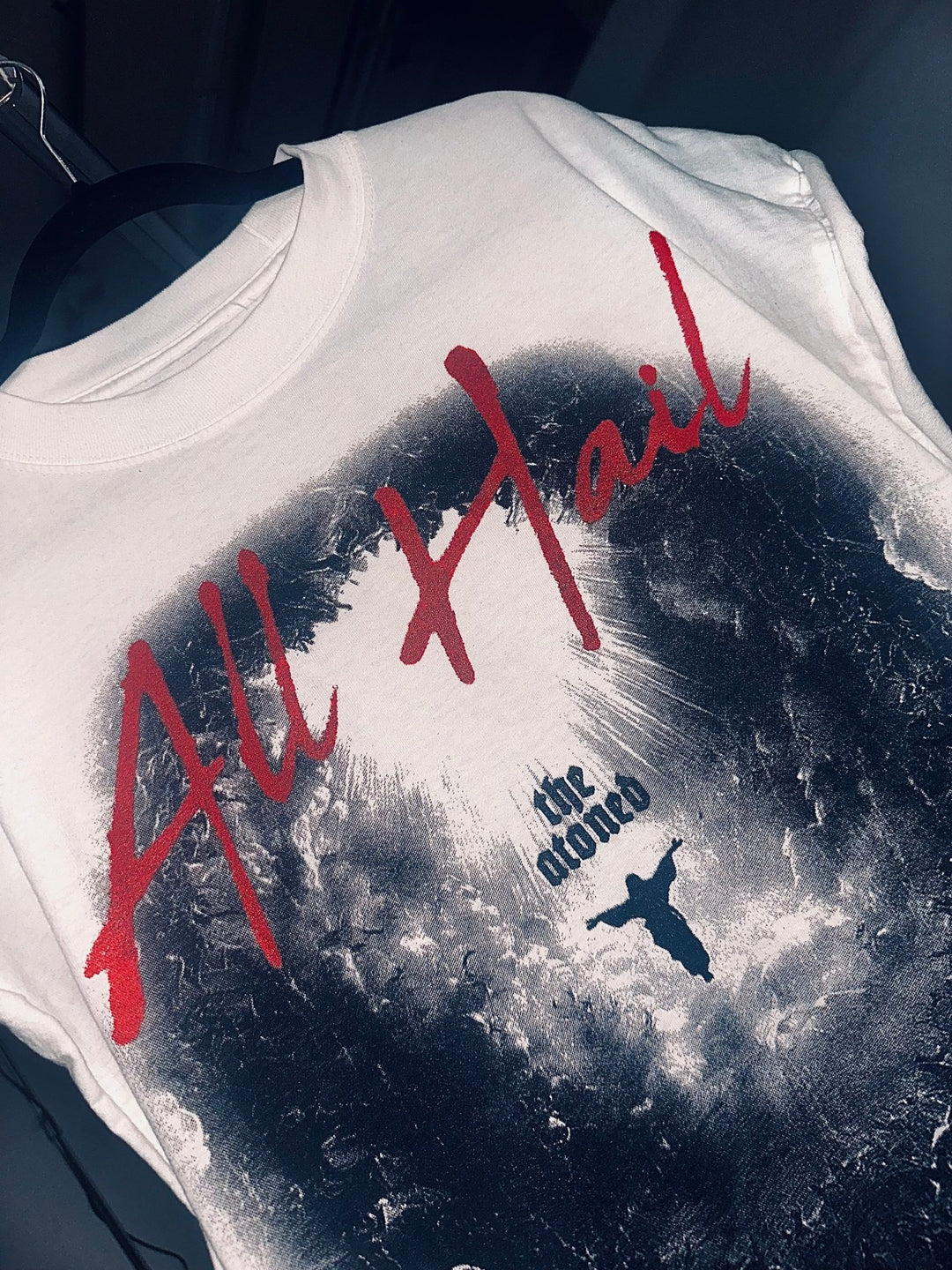 Declaration Cut Off Tee - White - The Atoned Co.