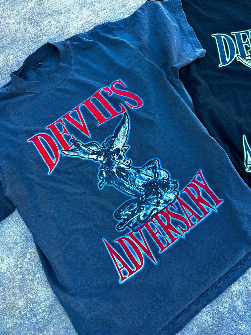 Devil's Adversary Tee - Gray - The Atoned Co.