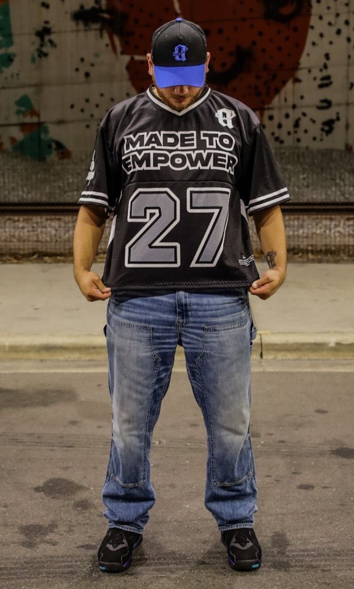 MADE TO EMPOWER JERSEY (Black) - The Atoned Co.