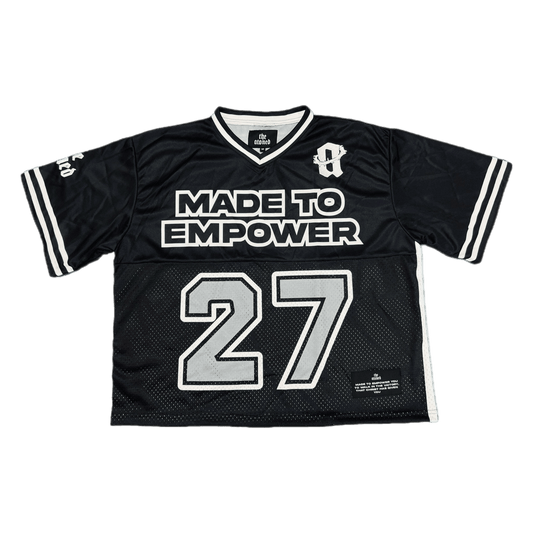 MADE TO EMPOWER JERSEY (Black) - The Atoned Co.
