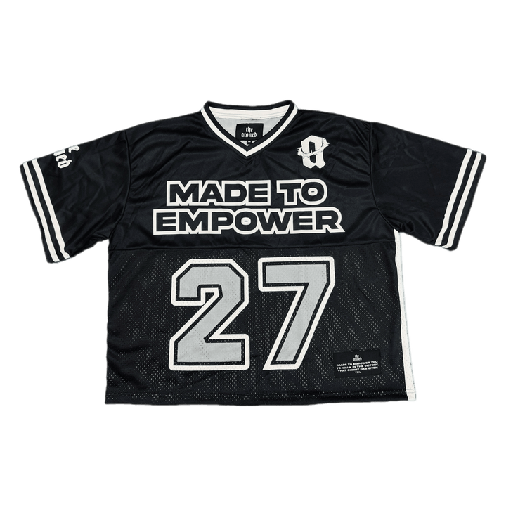 MADE TO EMPOWER JERSEY (Black) - The Atoned Co.