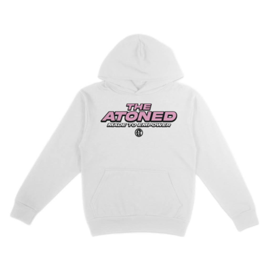 "NO HOLD" - Hoodie (White) - The Atoned Co.