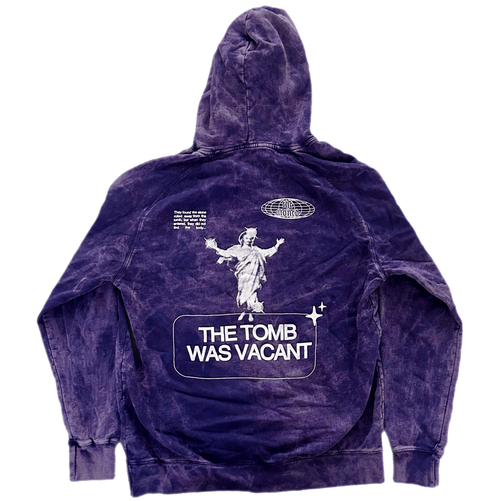 “THE TOMB WAS VACANT” - Hoodie (Royalty Purple) - The Atoned Co.