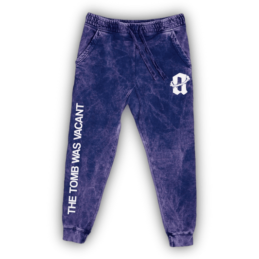“THE TOMB WAS VACANT” - Sweatpants (Royalty Purple) - The Atoned Co.