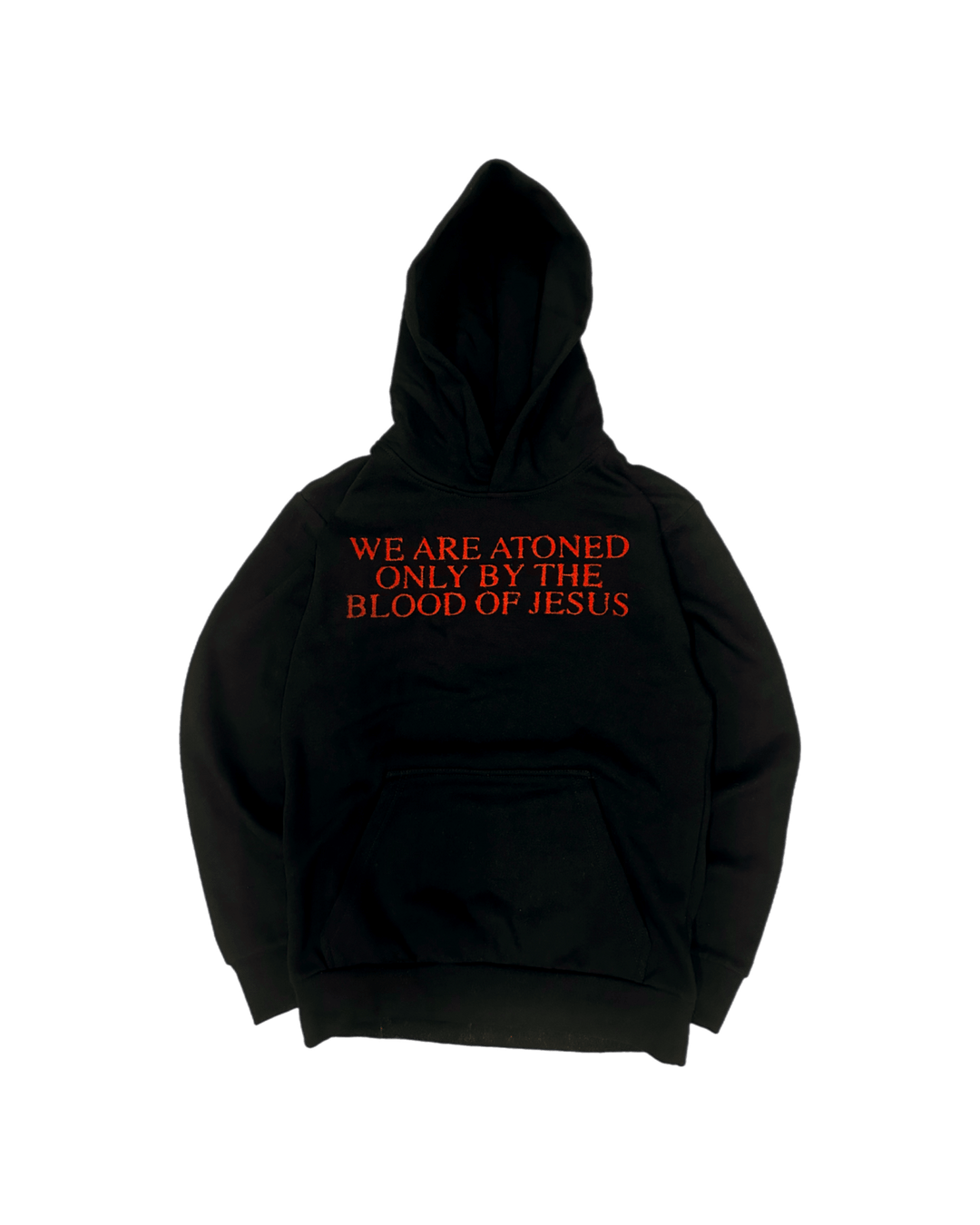 WE ARE ATONED HOODIE (BLACK) - The Atoned Co.