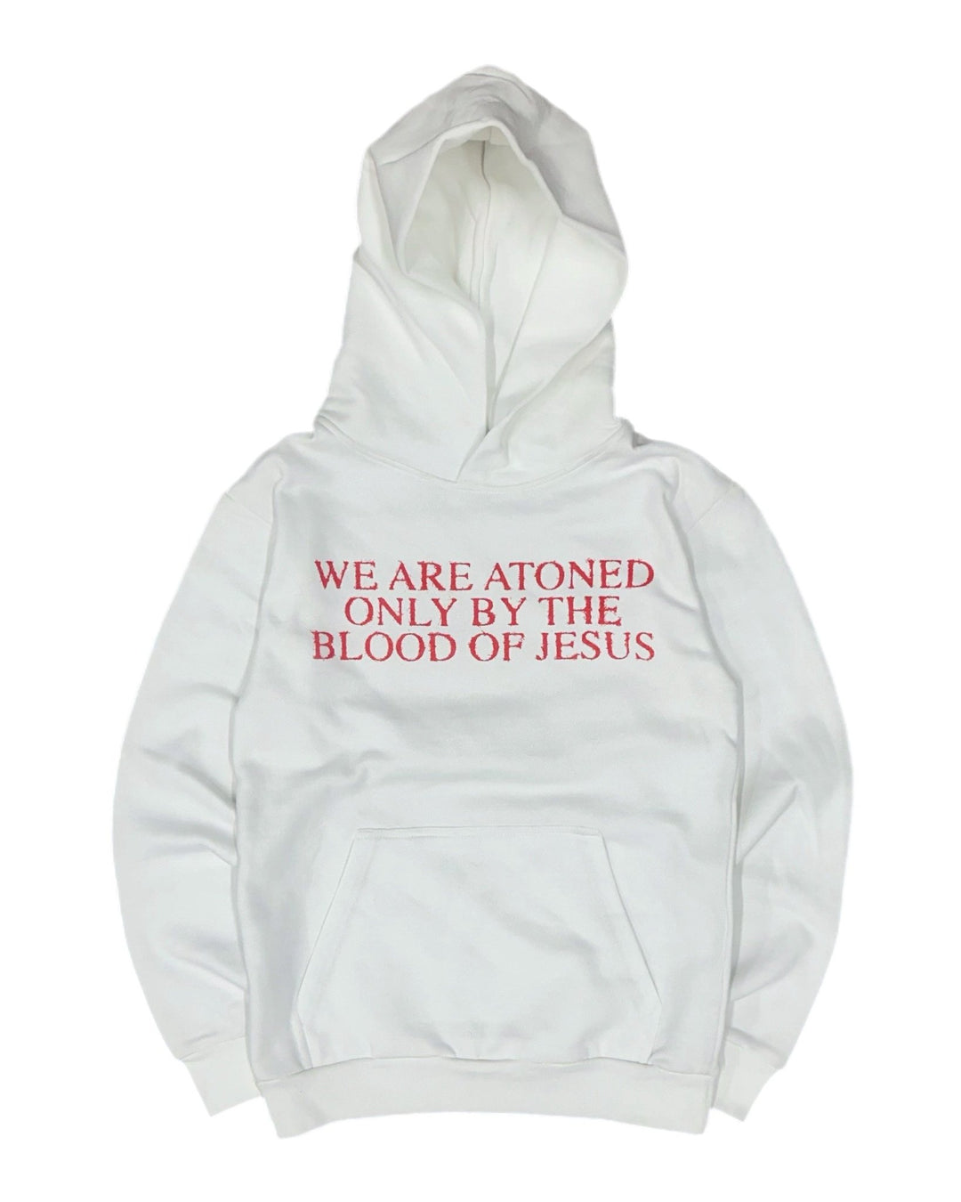 WE ARE ATONED HOODIE (WHITE) POS - The Atoned Co.