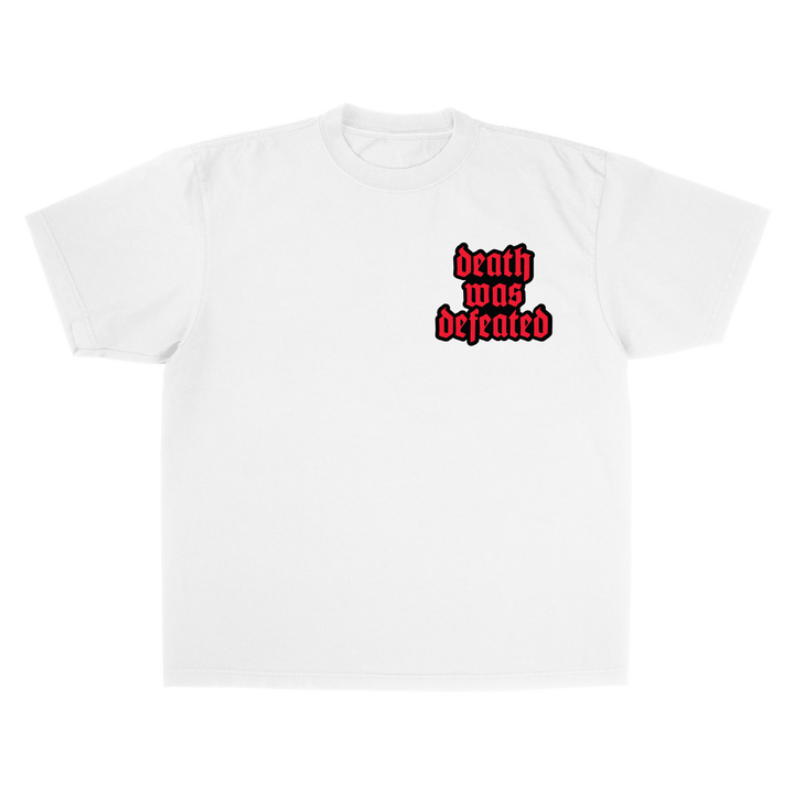 'Death Was Defeated' (White) - The Atoned Co.