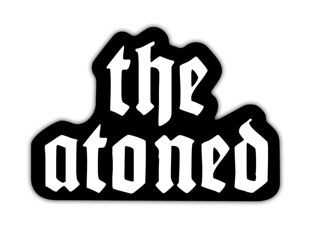Logo sticker - The Atoned Co.